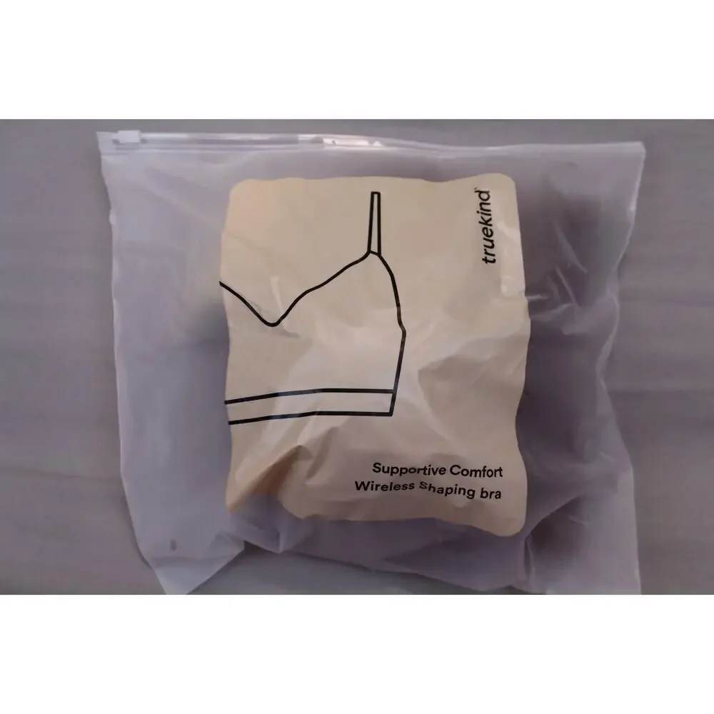 NEW Truekind Supportive Comfort Wireless Shaping Bra Chocolate Brown Size 3XL